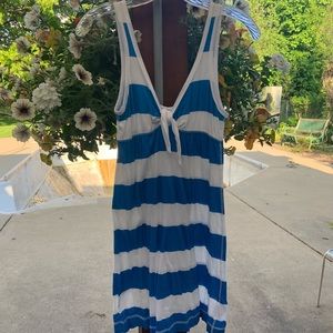 Blue and White Stripped Sundress